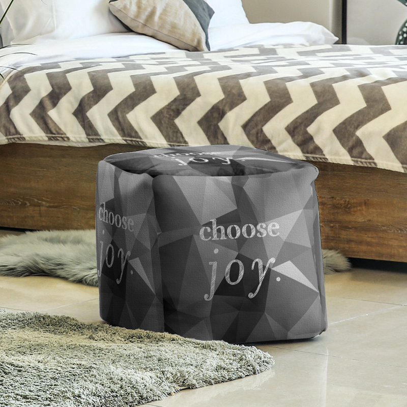 Upholstered Ottoman, Onyx