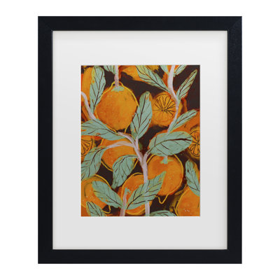 Bolog Treechild Fruity Tree Matted Framed Art
