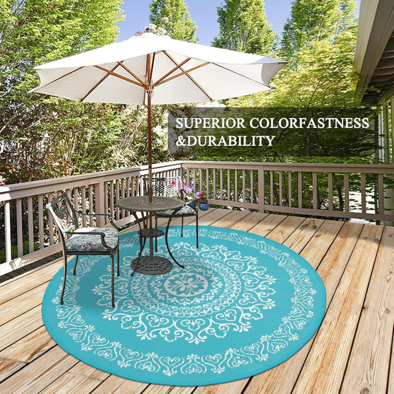 Outdoor Rug, Round 6'