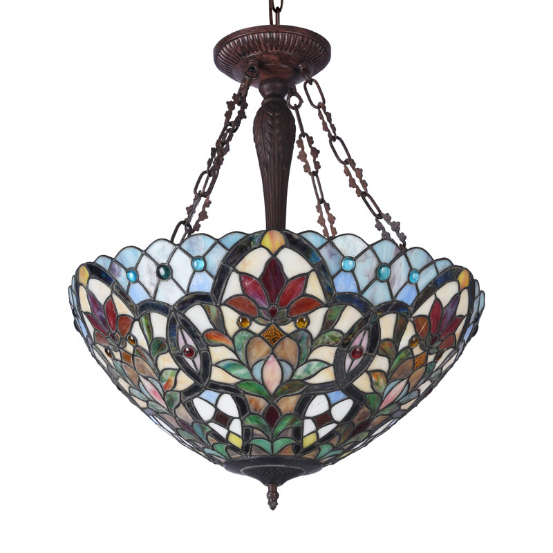 Luminaire suspendu bol 3 lumières unique Quesada