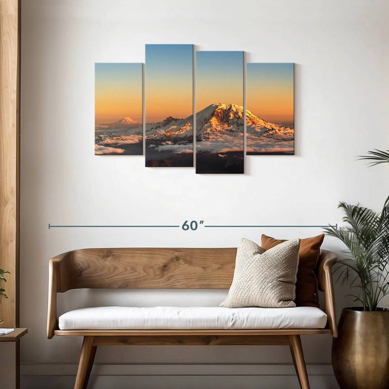 Alvord Winter Cascade Range, 27" H x 43" W