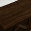 Noyer, buffet buffet, salon, couloir, bois massif et surface lisse, armoire à tablette réglable, cuisine, construction, nettoyage facile, design rétro-1982105811