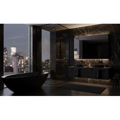Baignoire profonde autoportante 74,6 po x 39,8 po    