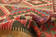 Tapis de couleur rouge/bleu en laine 5 pi 4 po x 6 pi 9 po one-of-kind hereke fw handwoven à tissage plat Pascoe