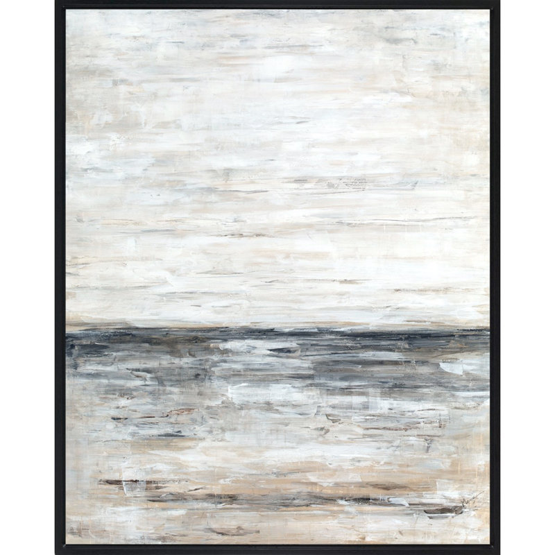 Here Still Print, Laguna Black Framed