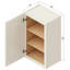 Armoire murale blanche prête à assembler avec portes en bois massif l 18 po x H 30 po