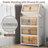 Extra Large Stackable Storage Bins with Lids & Wheels & Door, Foldable Collapsible Closet Organizers, Plastic containers drawers for bedroom Dorm-196083723-186792940-193048690