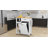 Small Rolling Portable Dining Serving Utility Kitchen Island Cart On Wheels With Trash Can Storage Cabinet For 10 Gallon Garbage Bin
