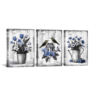 3 Piece Wrapped Canvas Print
