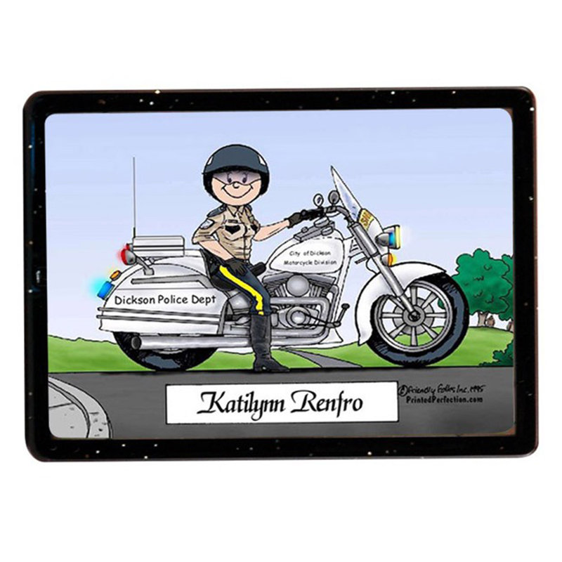 Personnalisateur de moto personnalisé - aimant en acrylique pour femme - excellent cadeau!, Oui