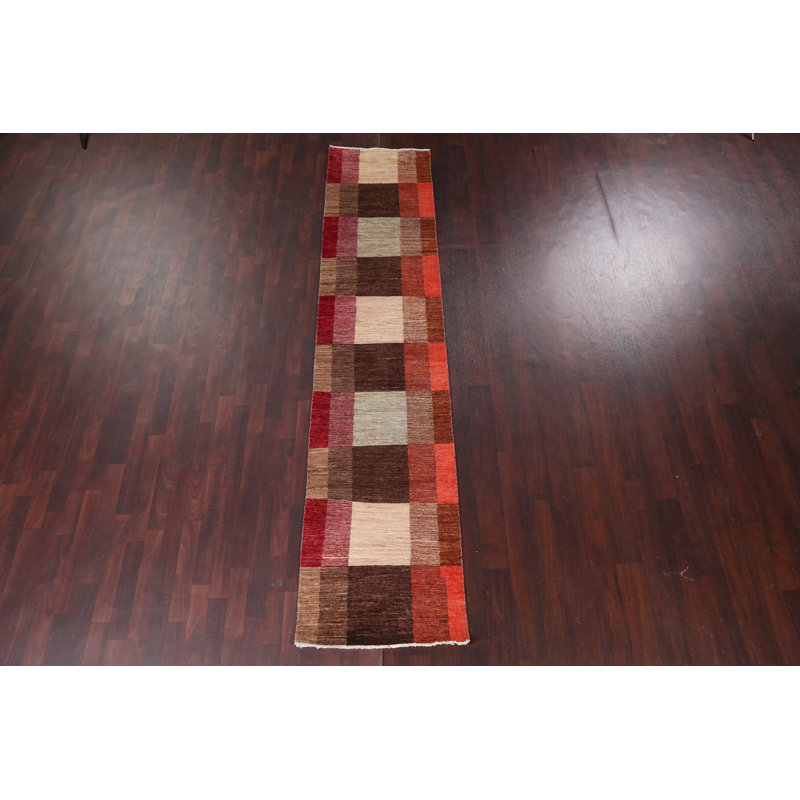 Tapis de couloir fait à la main Gabbeh 2x11