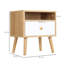 Mullica 40cm W Manufactured Wood Bedside Table