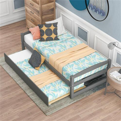 Lit plateforme avec couchette Waast par Harriet Bee