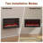 Hwang Wall Mounted/Recessed-in Ultra-Thin Electric Fireplace-1916877711