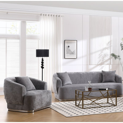 Marialuiza 2 Piece Configurable Living Room Set