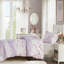 Ensemble de literie à motif floral rétro, ensemble de housse de couette simple / simple en polyester TG, romantique et confortable pour la maison