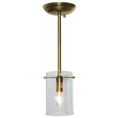 Schoolhouse & Early Electric 1 - Light Semi Flush Mount