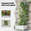Garden Planter Steel Outdoor Container Modern Decor Terrace Stylish Pot-597376568-597376561