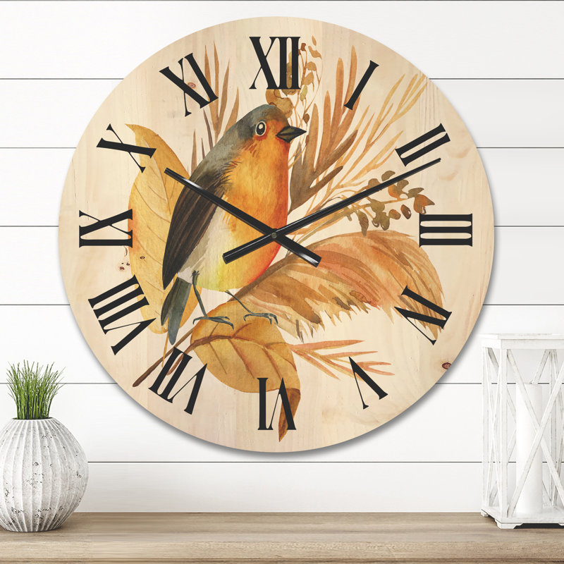 Horloge murale Robin, Moyen