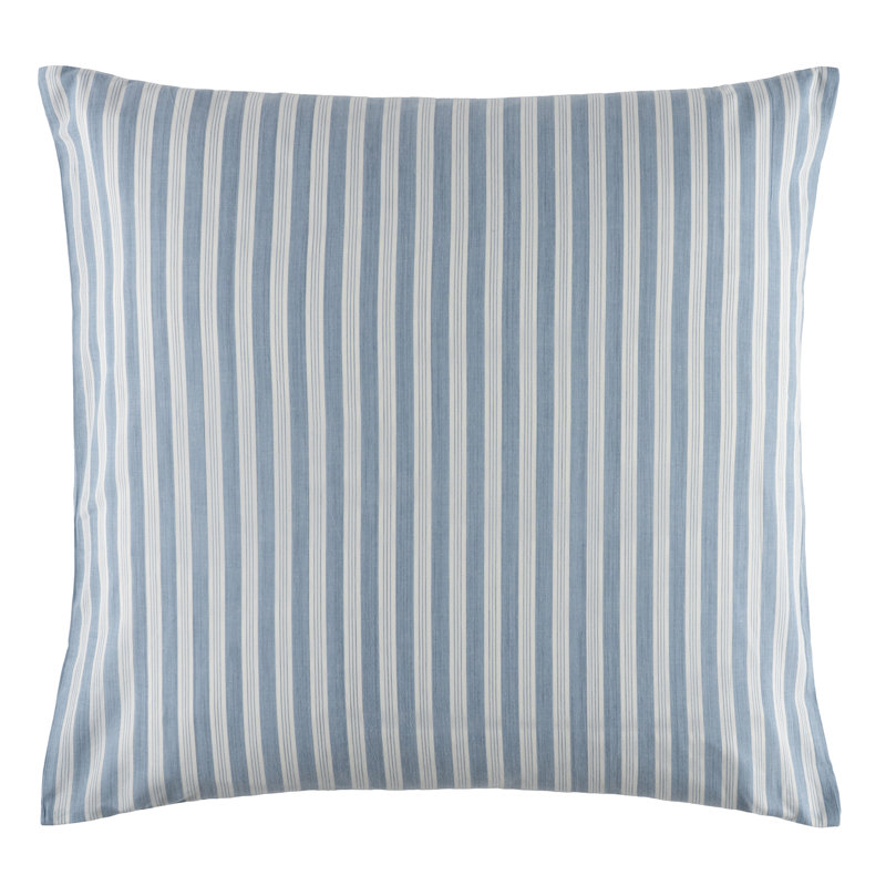 Simons French Blue Stripe Duvet Sham, Euro Sham