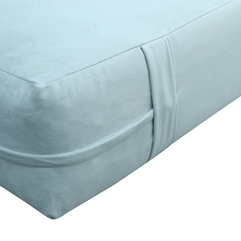 Messere Zipper Mattress Protector Mattress Protector Case Pack, Light Blue, Twin