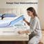 Surmatelas en mousse viscoélastique rafraîchissante Kundra-688817766