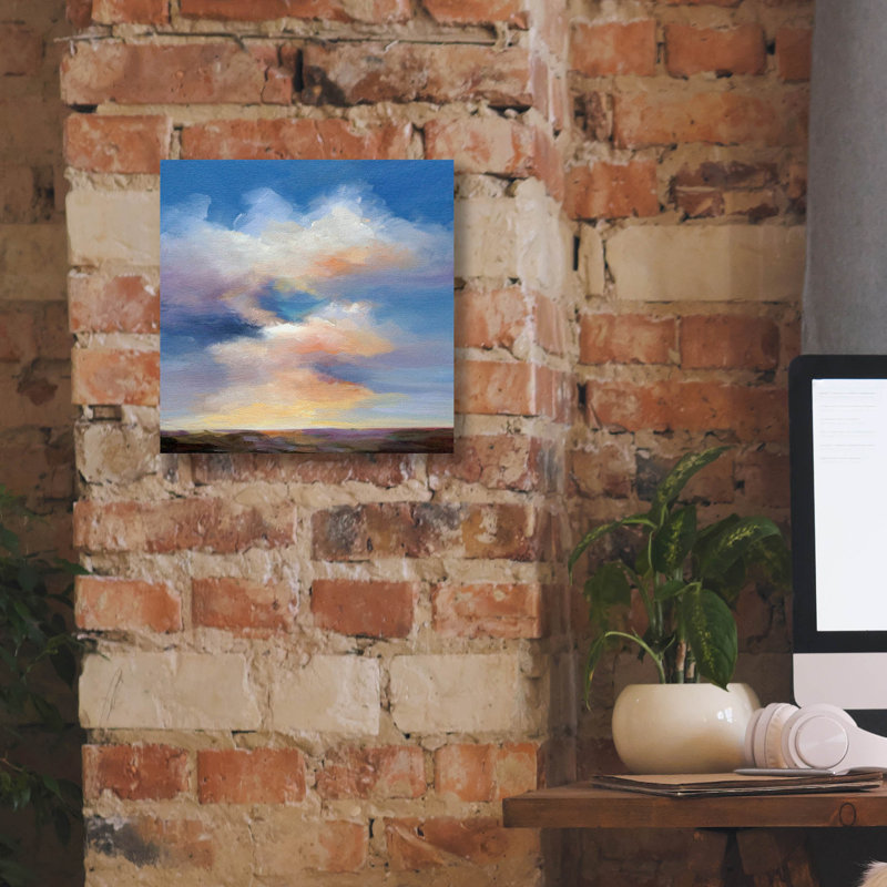  «Sunlit Serenade 4» par Karen Hale, art mural sur toile, 12 po x 12 po, H 12 po x l 12 po
