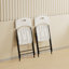 Ensemble de 4 chaises pliantes en plastique