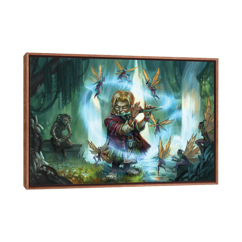 Victory Points Musical Duel - reproduction d'art murale - toile encadrée, Brun, H 48 po x l 32 po