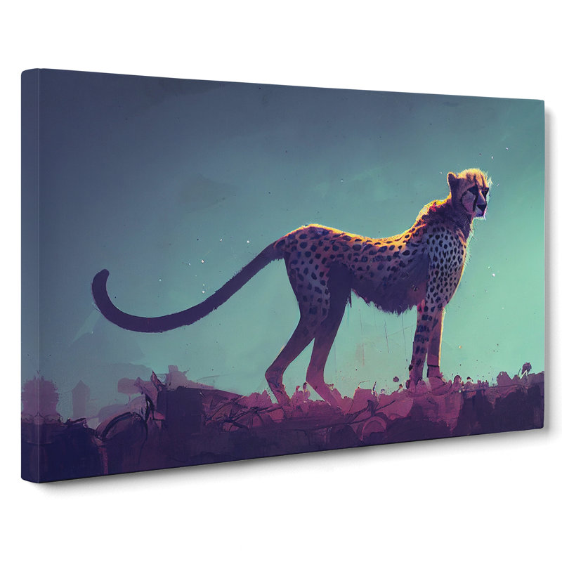 Cheetah - Wrapped Canvas, 35cm H x 50cm W x 3cm D
