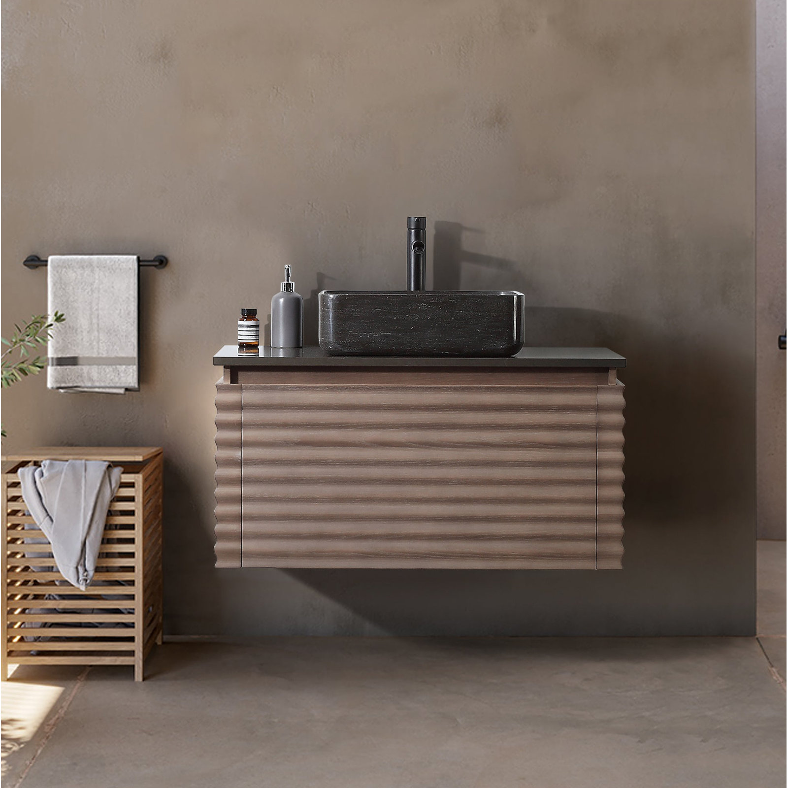 Jasmine 36'' Single Bathroom Vanity, Beige