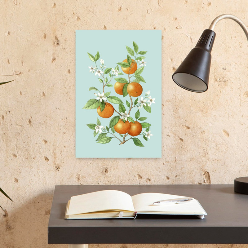 Contemporary Art Contemporary Fruit Summer Wall Art by Maja Kjar - Print, 30.48 cm H x 20.32 cm W