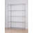 TRINITY EcoStorage Chrome 5-Tier Steel Wire Shelving Unit (48 in. W x 72 in. H x 18 in. D)
