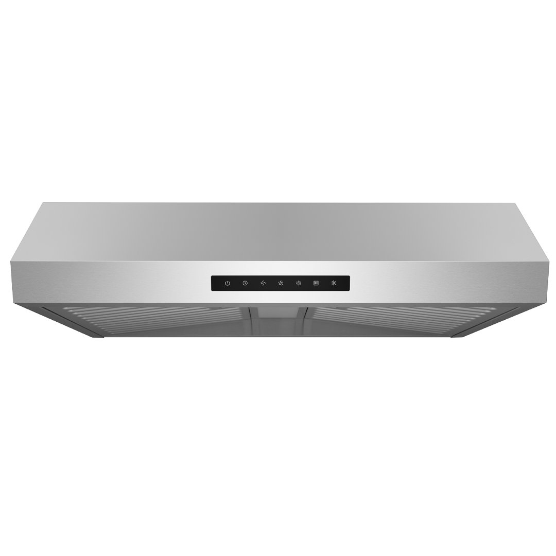 30" UC-PS60 860 CFM Ducted Under Cabinet Range Hood with Baffle Filters LED In Stainless Steel Hauslane