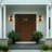 Clear Tempered Glass Outdoor Wall Lantern