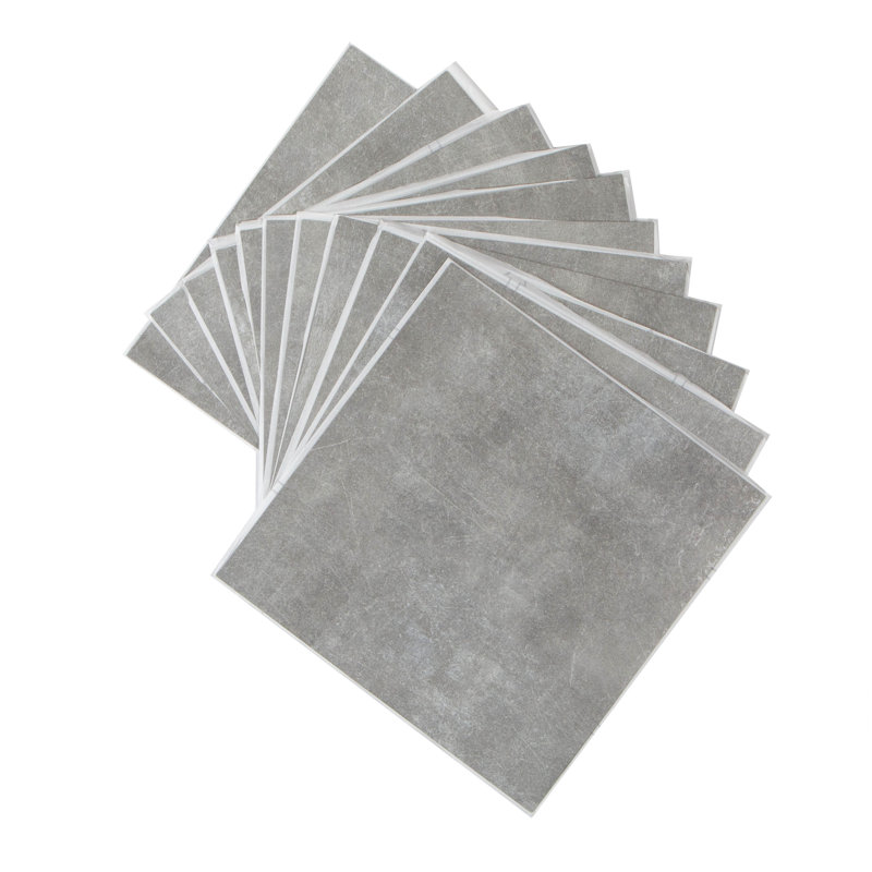 Deavyn Peel and Stick Vinyl 30 x 30cm PVC Mosaic Tile in Grey