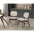 5-Piece Wood Dining Set with Upholstered Chairs-1165014203-1253638770