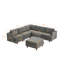 Canapé modulaire moderne, canapé convertible 6 places-2106472206