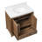 Aula Bathroom Vanity with 2" Thassos White Quartz Countertop-66722577-62629979