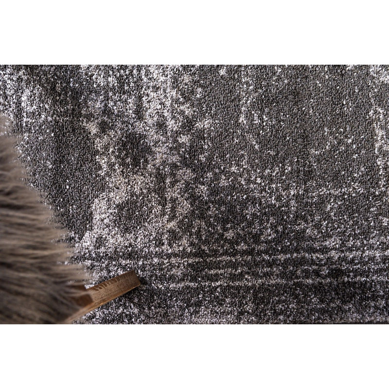 Tapis oriental gris foncé Vienna, Rectangle 5 pi x 8 pi
