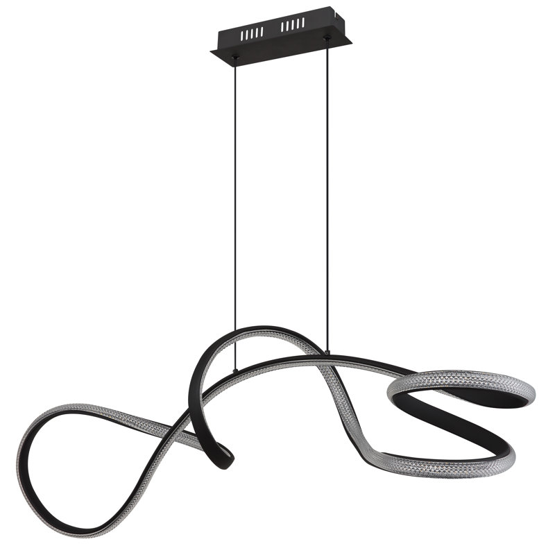 Dayra 1 - Light LED Pendant, Matt black