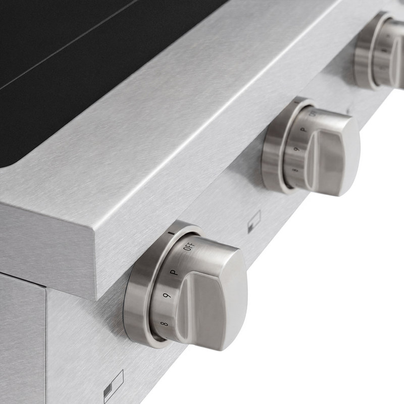 Table de cuisson à induction à 4 éléments en acier inoxydable satiné ZLINE 30 po ZLINE, Satin Stainless Steel