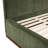 Mantua Velvet Bed With Wood Base-522150510