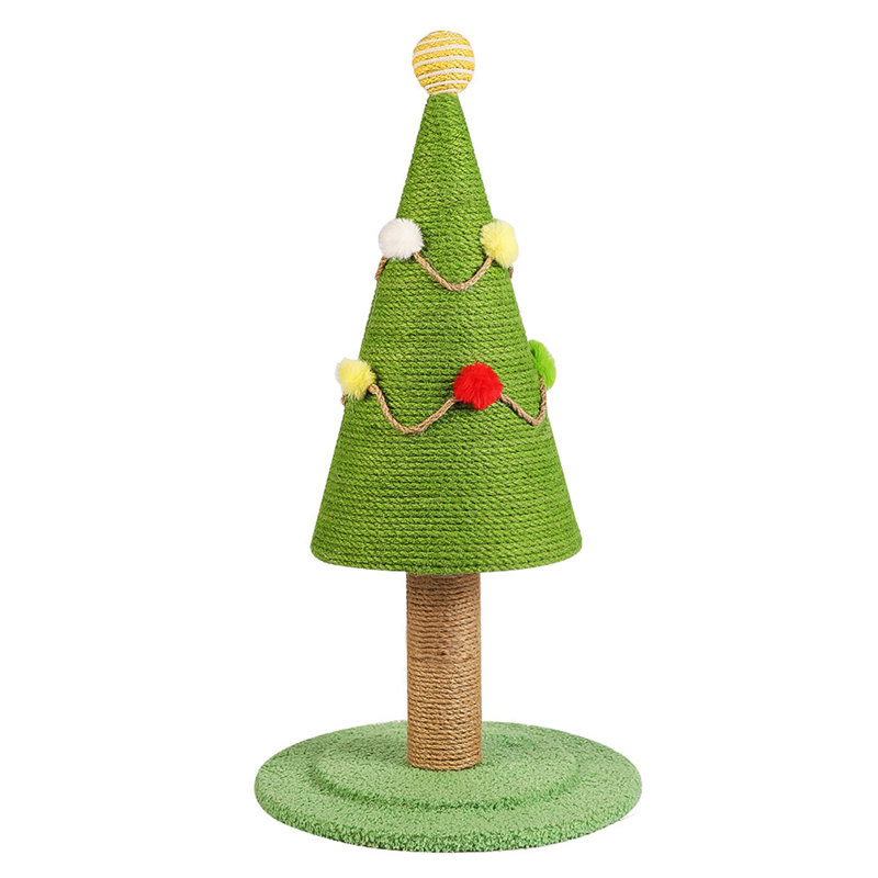 Cadre d'escalade arbre de Noël en sisal naturel Scratch Colonne