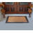 Baez Striped Natural Coir & Rubber Door Mat with Paisley Border, Bronze – Heavy-Duty Fade-Resistant Entry Doormat, 30" x 48"