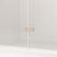 33-32 "x 72" Bifold Shower Door, 1/4"(6mm) Tempered Glass, Chrome Aluminum Frame, Explosion Proof Film-130131967
