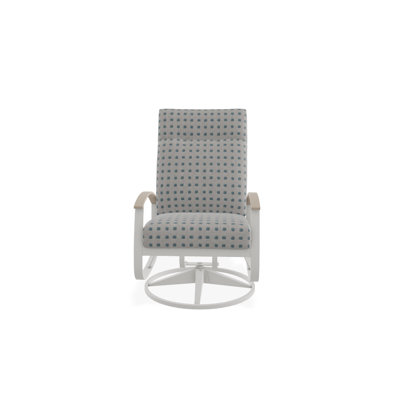 Chaise de patio pivotante avec coussins Askar