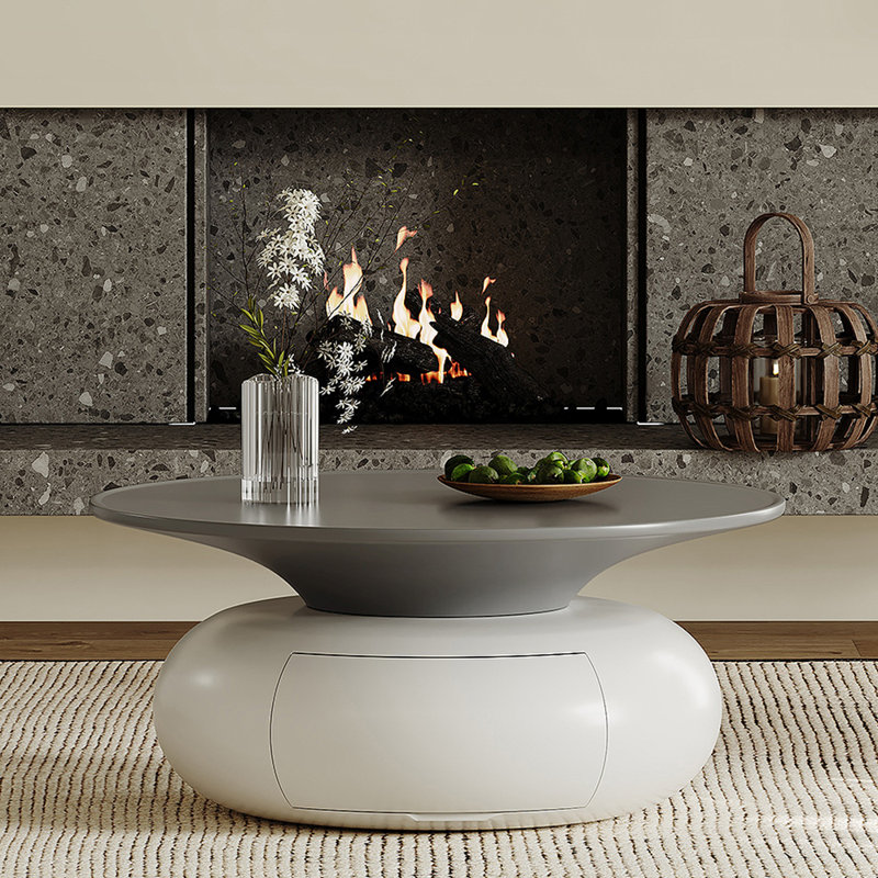 Table basse moderne et simple, H 15,74 po x L 33,46 po x l 33,46 po