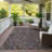 Machine Washable Indoor/Outdoor Chantille ACN2474 Abstract Rug-616710145-616710158