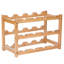 12 Bottle Tabletop Wine Bottle Rack Beige